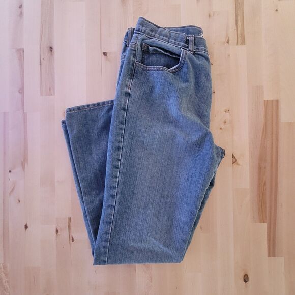 Childrens Place Boys Bootcut Jeans Husky Size 14 Blue Adjustable Waistband - Picture 8 of 10